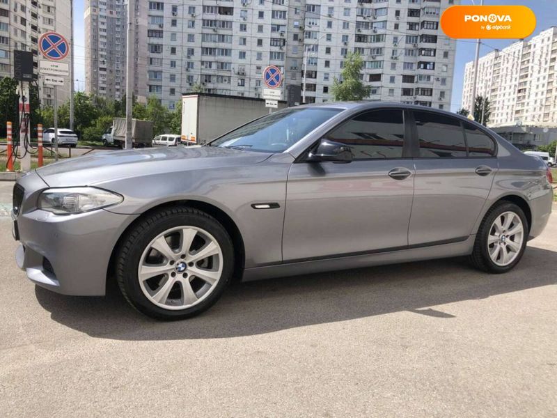 BMW 5 Series, 2011, Бензин, 2 л., 223 тис. км, Седан, Сірий, Київ Cars-Pr-68812 фото