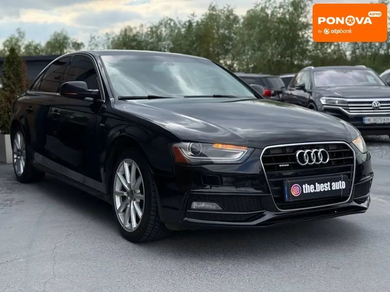 Audi A4, 2014 р., Бензин, 221 тис. км, Седан, Чорний, Рівне AT-10417692 фото