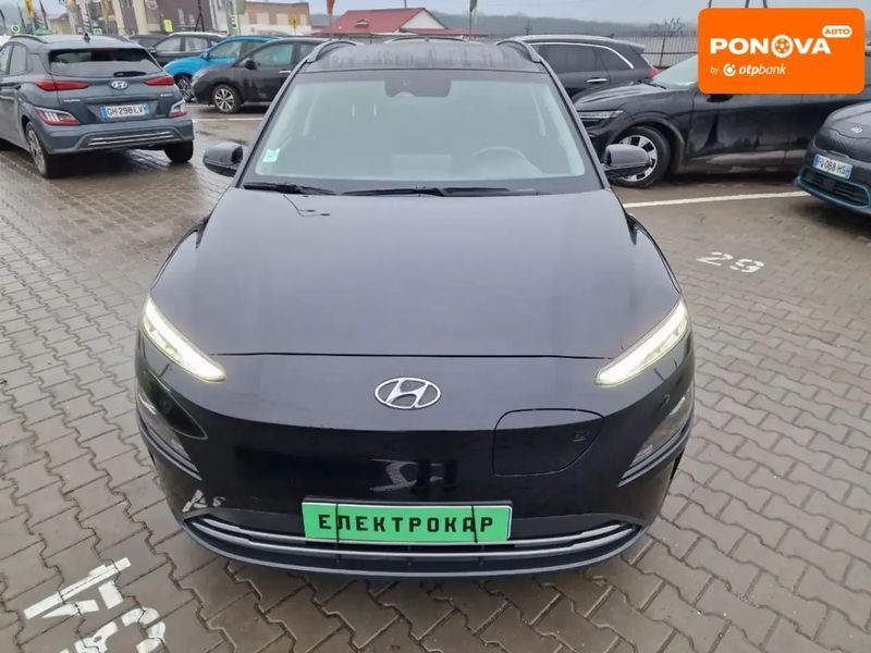 Hyundai Kona Electric, 2022 р., Електро, 39 тис. км, Позашляховик / Кросовер, Чорний, Вінниця AT-10407642 фото