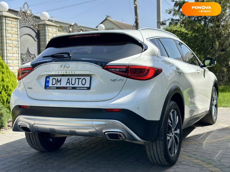 Infiniti QX30, 2018, Дизель, 2.14 л., 76 тис. км, Позашляховик / Кросовер, Білий, Тернопіль 103373 фото