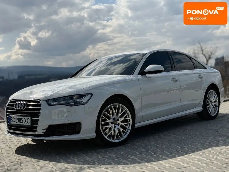 Audi A6, 2015 р., Дизель, 175 тис. км, Седан, Білий, Трускавець AT-10412037 фото