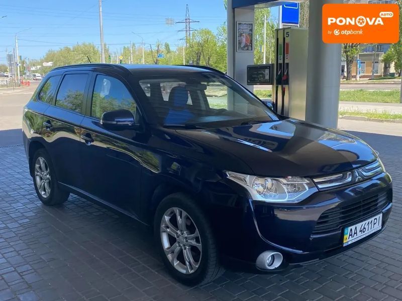 Mitsubishi Outlander, 2013 р., Бензин, 154 тис. км, Позашляховик / Кросовер, Синій, Миколаїв AT-10403309 фото