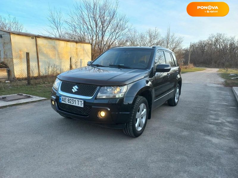 Suzuki Grand Vitara, 2009, Газ пропан-бутан / Бензин, 2.4 л., 141 тис. км, Позашляховик / Кросовер, Чорний, Кам'янське (Дніпродзержинськ) Cars-Pr-68637 фото