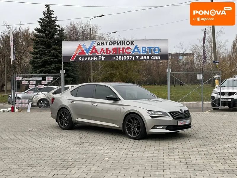 Skoda Superb, 2017 г., Дизель, 185 тыс. км, Лифтбек, Бежевый, Кривой Рог AT-10404490 фото