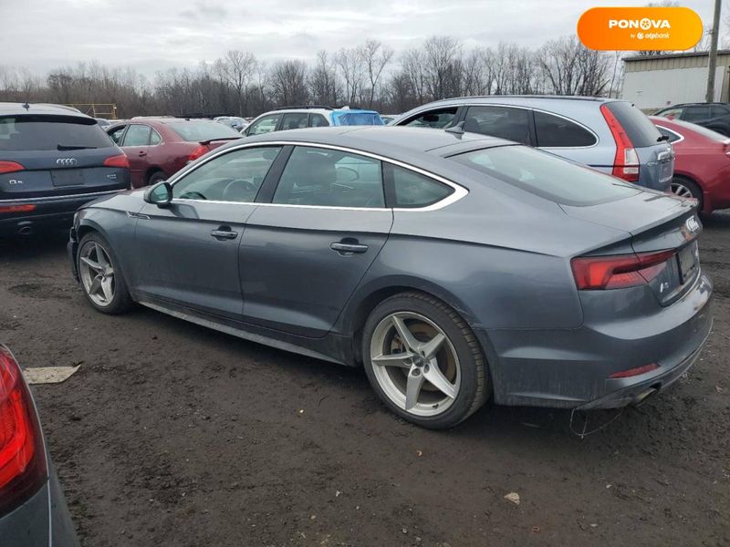 Audi A5 Sportback, 2018, Бензин, 2 л., 176 тис. км, Ліфтбек, Сірий, Мукачево Cars-EU-US-KR-50100 фото