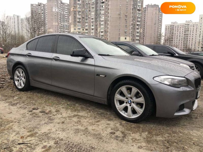 BMW 5 Series, 2011, Бензин, 2 л., 223 тис. км, Седан, Сірий, Київ Cars-Pr-68812 фото