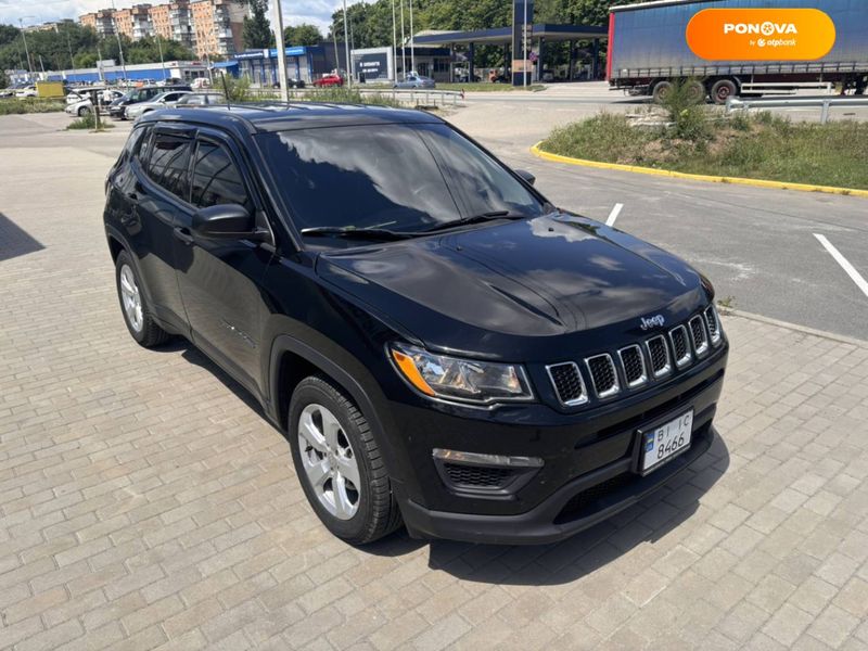 Jeep Compass, 2018, Газ пропан-бутан / Бензин, 2.4 л., 172 тис. км, Позашляховик / Кросовер, Чорний, Полтава 103463 фото