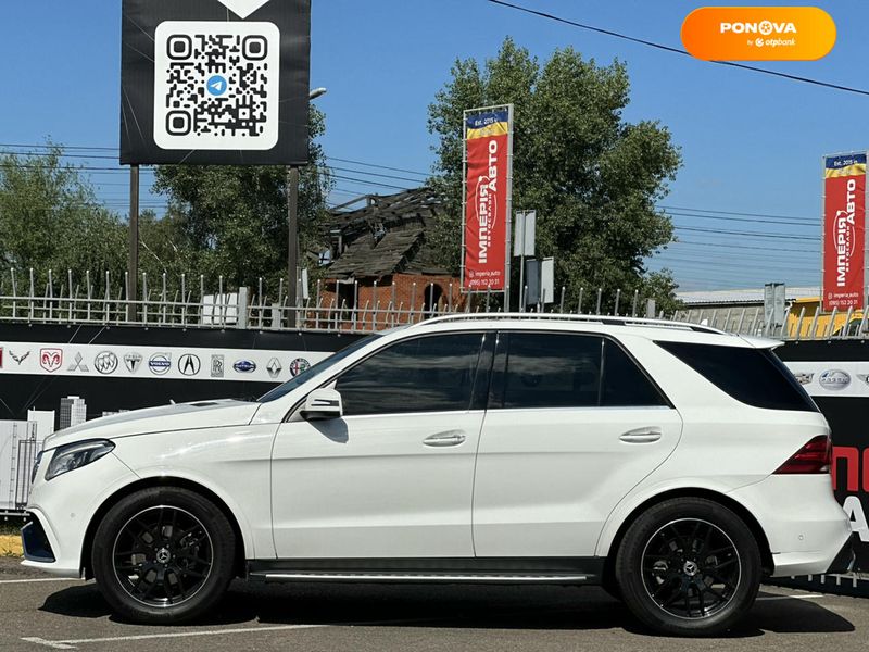 Mercedes-Benz GLE-Class, 2017, Бензин, 3.5 л., 100 тис. км, Позашляховик / Кросовер, Білий, Київ 101702 фото