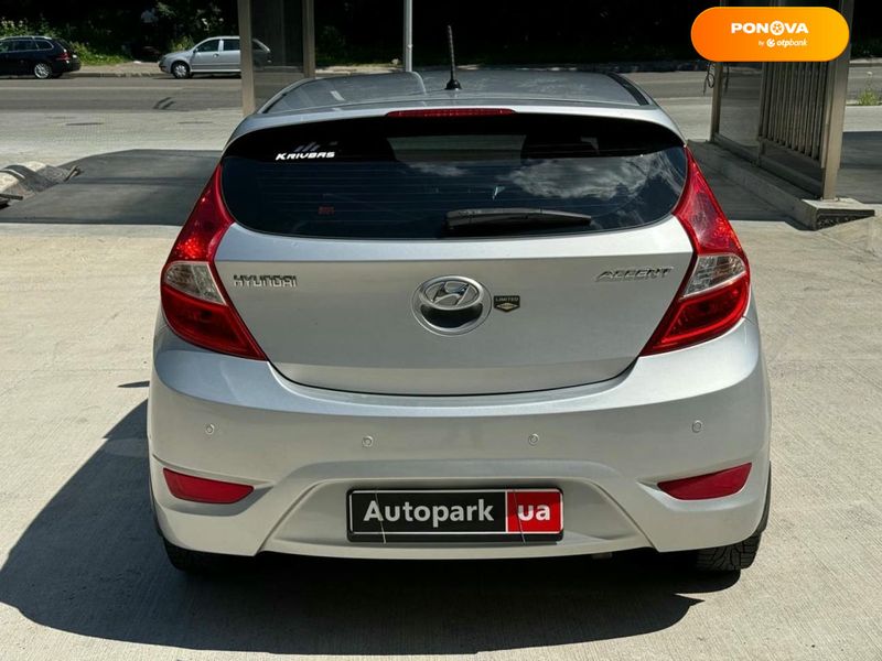 Hyundai Accent, 2012, Газ пропан-бутан / Бензин, 1.4 л., 142 тис. км, Хетчбек, Сірий, Київ 110080 фото