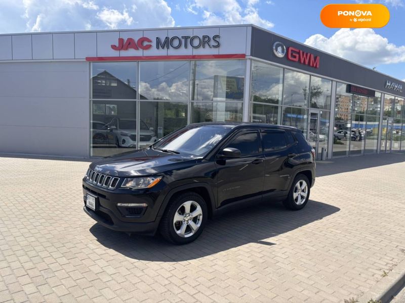 Jeep Compass, 2018, Газ пропан-бутан / Бензин, 2.4 л., 172 тис. км, Позашляховик / Кросовер, Чорний, Полтава 103463 фото