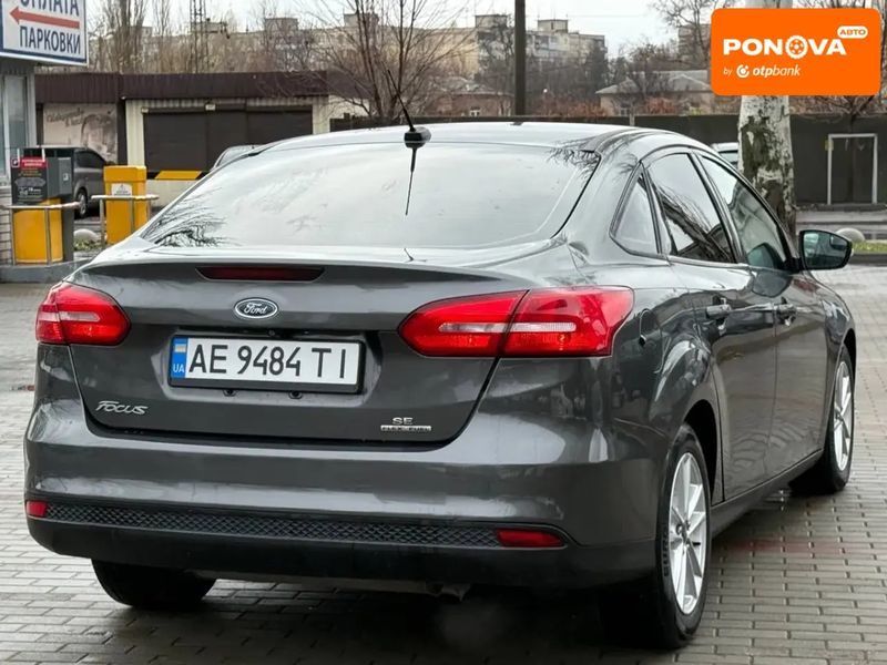 Ford Focus, 2015 р., Бензин, 130 тис. км, Седан, Сірий, Дніпро (Дніпропетровськ) AT-10405146 фото