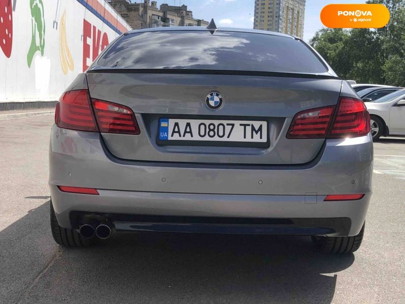 BMW 5 Series, 2011, Бензин, 2 л., 223 тис. км, Седан, Сірий, Київ Cars-Pr-68812 фото