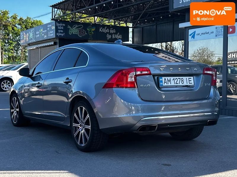 Volvo S60, 2017 р., Бензин, 263 тис. км, Седан, Сірий, Житомир AT-10417282 фото