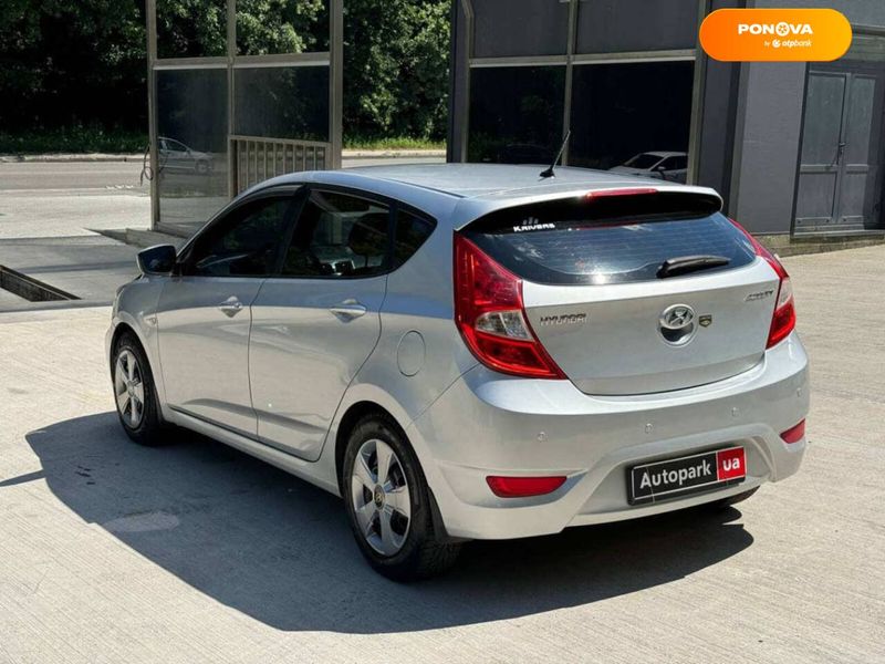 Hyundai Accent, 2012, Газ пропан-бутан / Бензин, 1.4 л., 142 тис. км, Хетчбек, Сірий, Київ 110080 фото