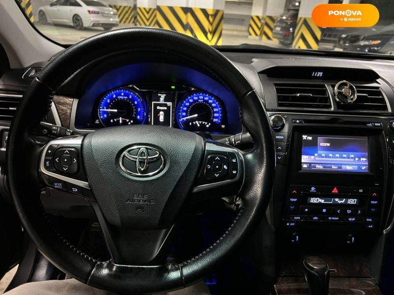 Toyota Camry, 2015, Газ пропан-бутан / Бензин, 2.49 л., 193 тис. км, Седан, Сірий, Київ 18353 фото