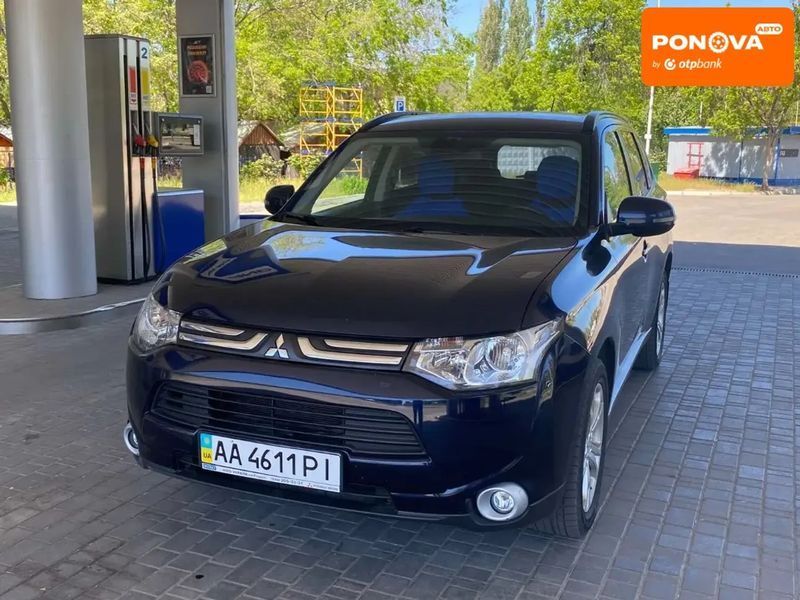 Mitsubishi Outlander, 2013 р., Бензин, 154 тис. км, Позашляховик / Кросовер, Синій, Миколаїв AT-10403309 фото