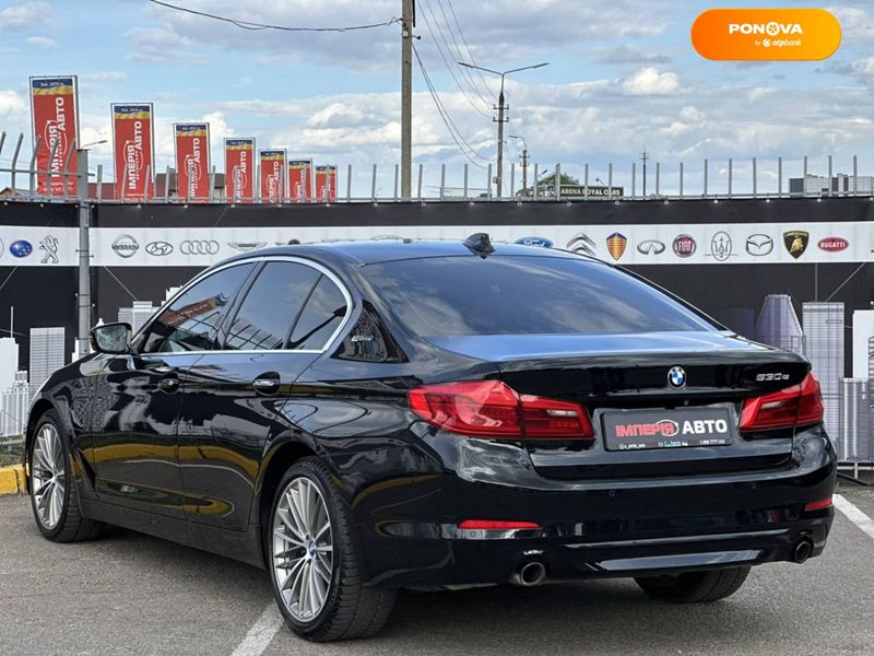 BMW 5 Series, 2018, Гібрид (HEV), 2 л., 56 тис. км, Універсал, Чорний, Київ 46221 фото