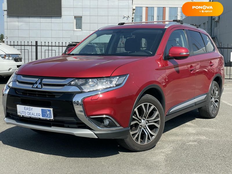 Mitsubishi Outlander, 2017, Бензин, 2.36 л., 94 тис. км, Позашляховик / Кросовер, Червоний, Київ 110009 фото