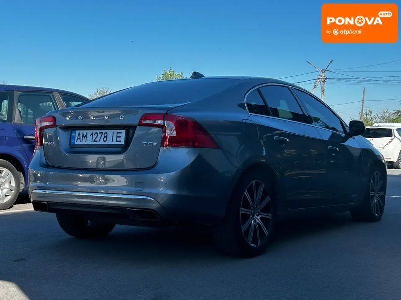 Volvo S60, 2017 р., Бензин, 263 тис. км, Седан, Сірий, Житомир AT-10417282 фото