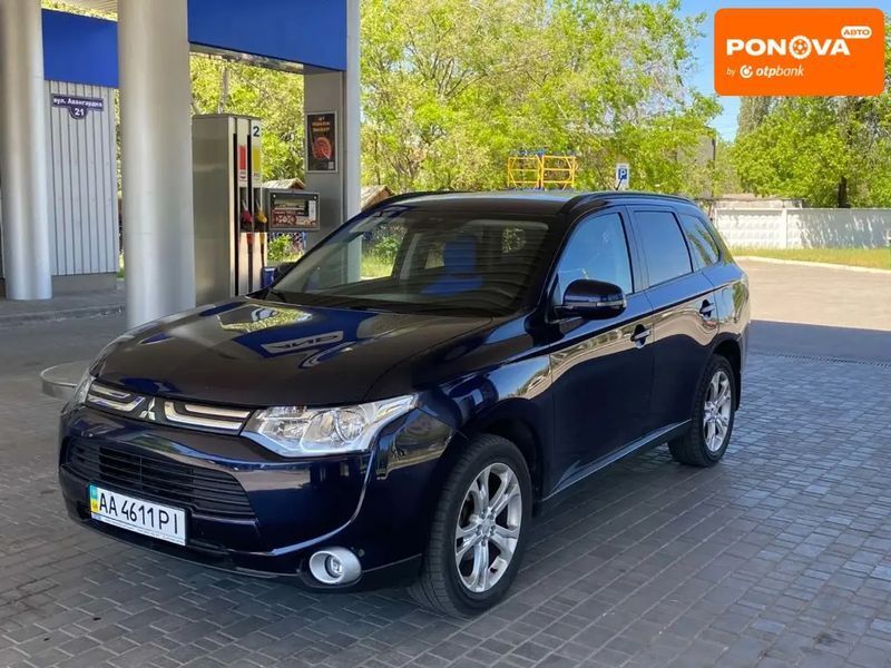 Mitsubishi Outlander, 2013 р., Бензин, 154 тис. км, Позашляховик / Кросовер, Синій, Миколаїв AT-10403309 фото