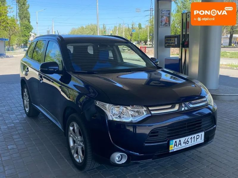 Mitsubishi Outlander, 2013 р., Бензин, 154 тис. км, Позашляховик / Кросовер, Синій, Миколаїв AT-10403309 фото