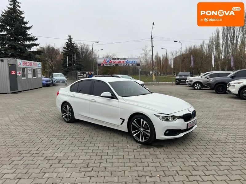 BMW 3 Series, 2018 р., Бензин, 103 тис. км, Седан, Білий, Кривий Ріг AT-10404718 фото