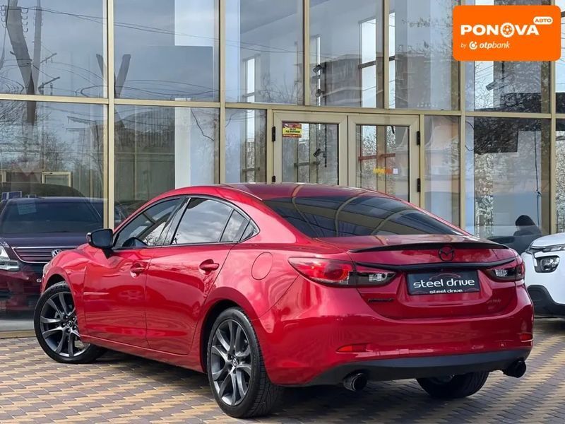 Mazda 6, 2015 р., Бензин, 124 тис. км, Седан, Червоний, Миколаїв AT-10415014 фото