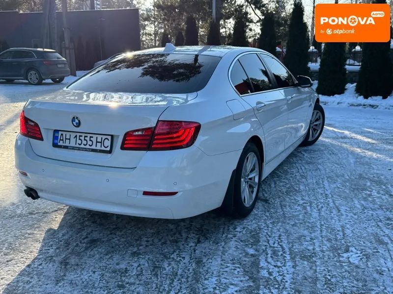 BMW 5 Series, 2016 р., Бензин, 198 тис. км, Седан, Білий, Київ AT-10411961 фото