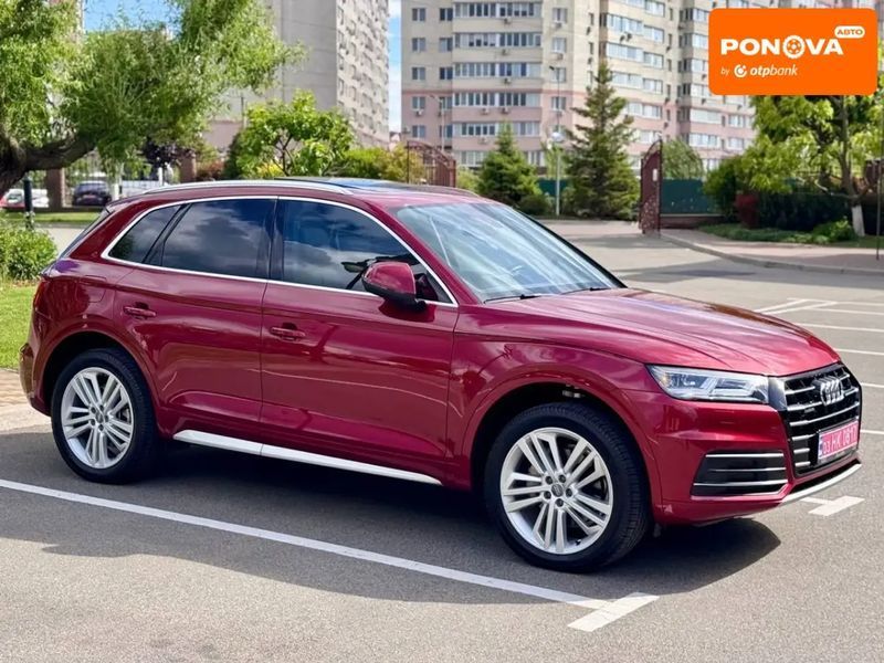Audi Q5, 2018 р., Бензин, 98 тис. км, Позашляховик / Кросовер, Червоний, Софіївська Борщагівка AT-10418676 фото