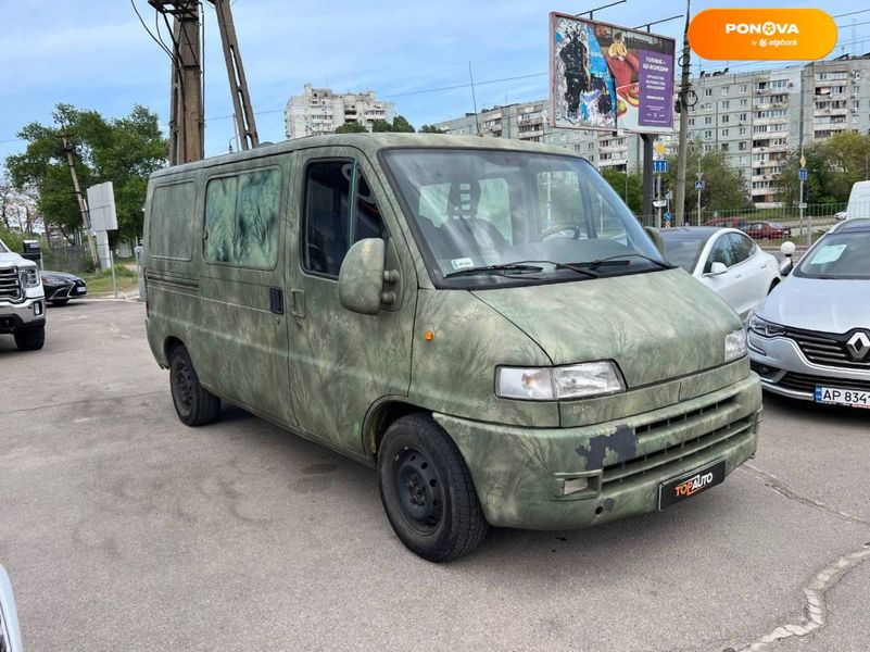 Fiat Ducato, 2001, Дизель, 2.8 л., 166 тис. км, Мікроавтобус, Зелений, Запоріжжя 40325 фото