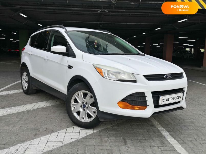 Ford Escape, 2014, Бензин, 2.49 л., 206 тис. км, Позашляховик / Кросовер, Білий, Київ 111193 фото