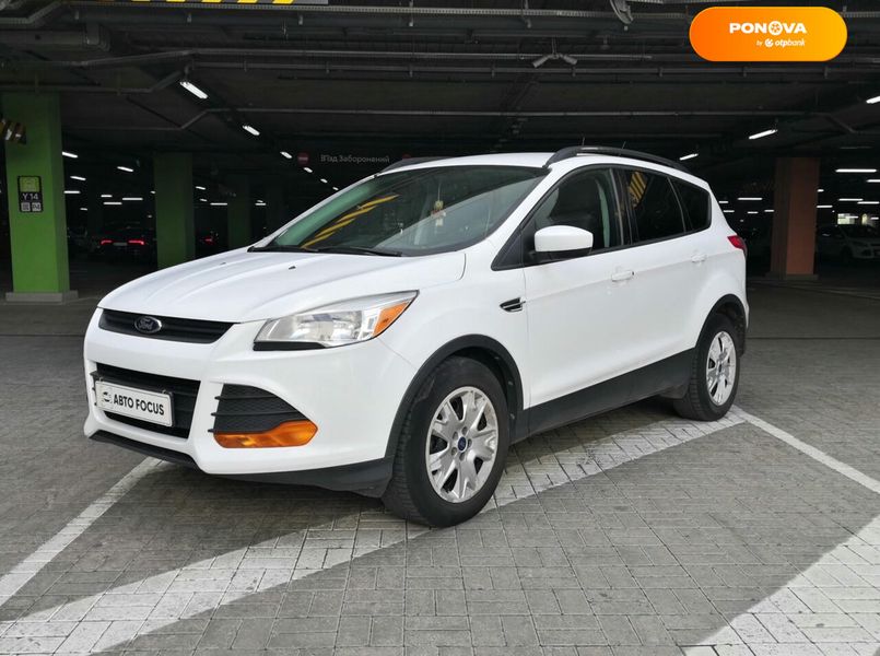 Ford Escape, 2014, Бензин, 2.49 л., 206 тис. км, Позашляховик / Кросовер, Білий, Київ 111193 фото