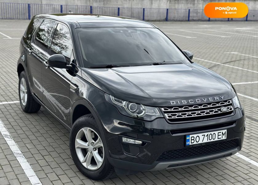 Land Rover Discovery Sport, 2017, Дизель, 2 л., 207 тис. км, Позашляховик / Кросовер, Чорний, Тернопіль Cars-Pr-54739 фото