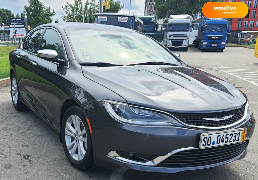 Chrysler 200, 2015, Бензин, 2.4 л., 151 тис. км, Седан, Сірий, Київ Cars-Pr-64225 фото