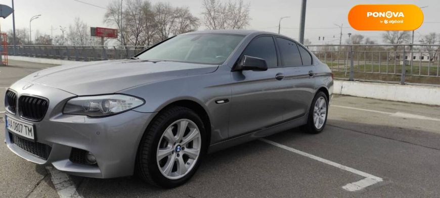 BMW 5 Series, 2011, Бензин, 2 л., 223 тис. км, Седан, Сірий, Київ Cars-Pr-68812 фото