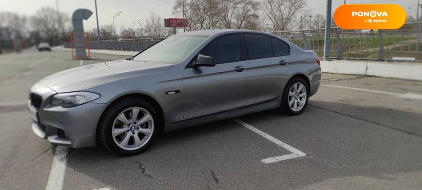 BMW 5 Series, 2011, Бензин, 2 л., 223 тис. км, Седан, Сірий, Київ Cars-Pr-68812 фото