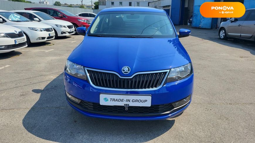 Skoda Rapid, 2018, Бензин, 1 л., 107 тис. км, Ліфтбек, Синій, Київ 110197 фото