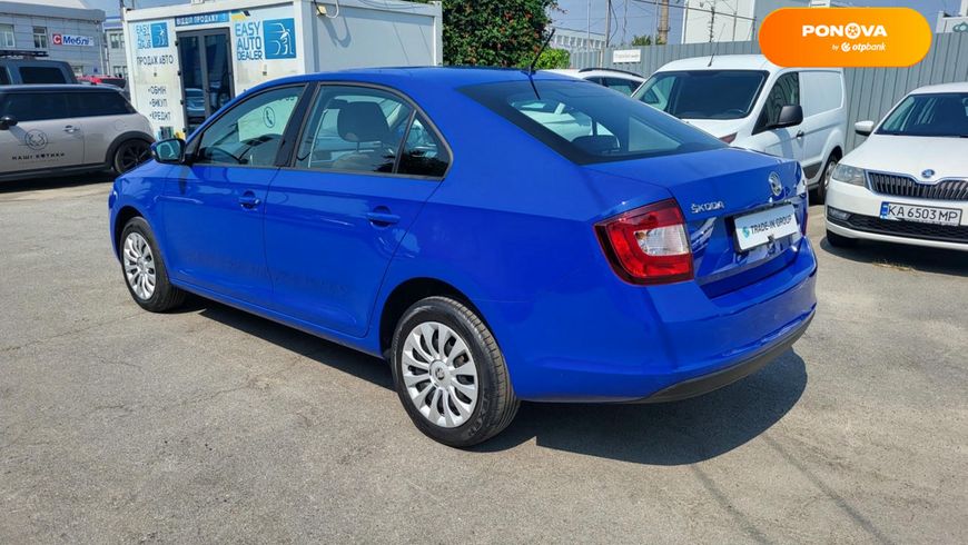 Skoda Rapid, 2018, Бензин, 1 л., 107 тис. км, Ліфтбек, Синій, Київ 110197 фото