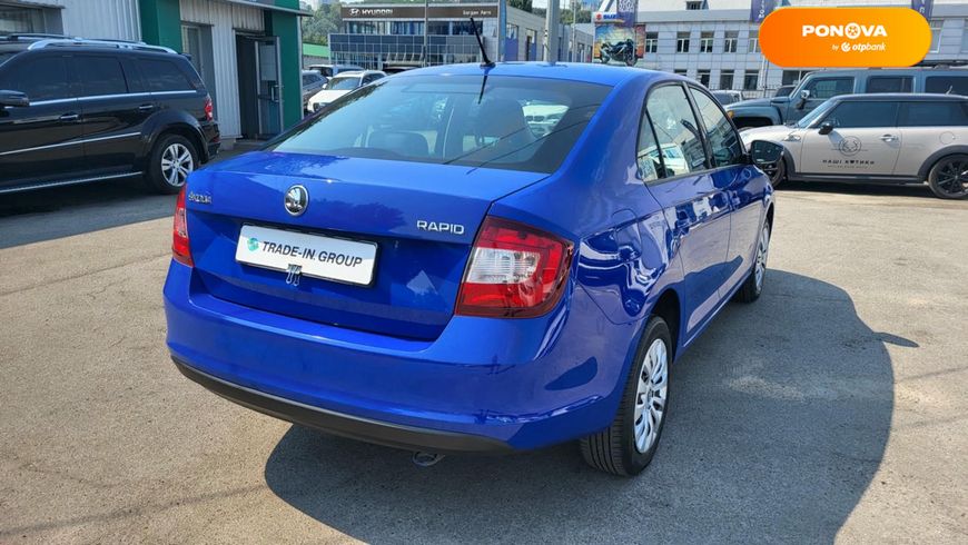 Skoda Rapid, 2018, Бензин, 1 л., 107 тис. км, Ліфтбек, Синій, Київ 110197 фото