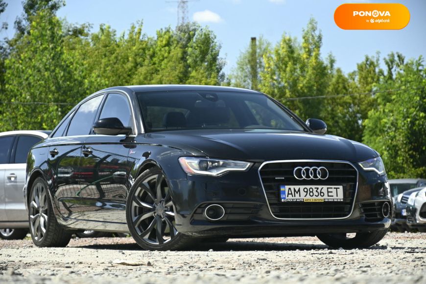 Audi A6, 2013, Бензин, 3 л., 234 тыс. км, Седан, Чорный, Бердичев 111160 фото