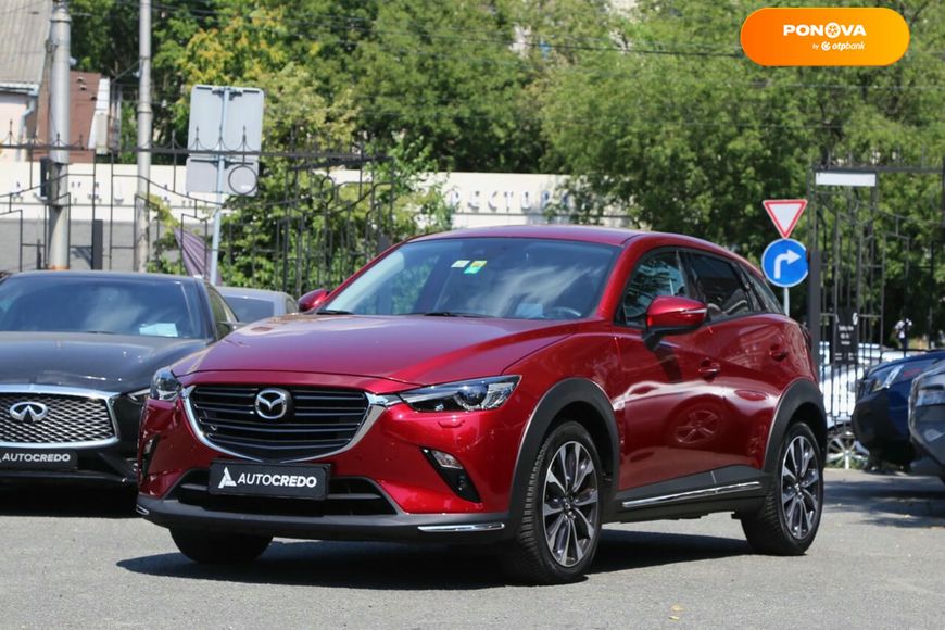 Mazda CX-3, 2019, Бензин, 2 л., 28 тис. км, Позашляховик / Кросовер, Червоний, Київ 109892 фото