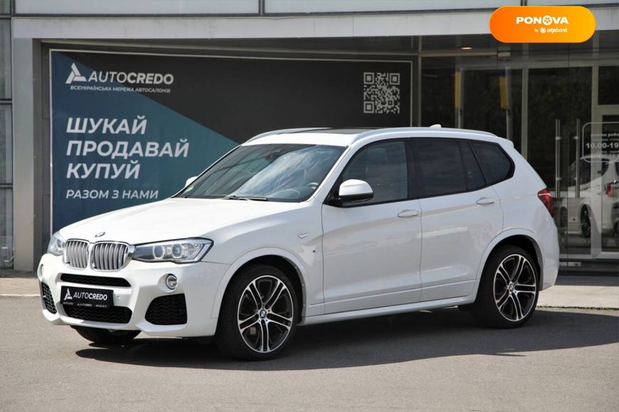 BMW X3, 2014, Дизель, 2.99 л., 154 тис. км, Позашляховик / Кросовер, Білий, Харків 41953 фото