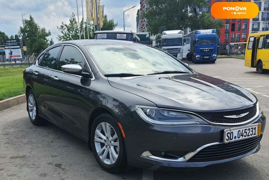 Chrysler 200, 2015, Бензин, 2.4 л., 151 тис. км, Седан, Сірий, Київ Cars-Pr-64225 фото