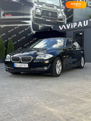 BMW 5 Series, 2012, Бензин, 2 л., 226 тис. км, Седан, Чорний, Одеса Cars-Pr-67535 фото