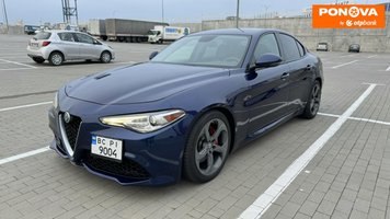 Alfa Romeo Giulia, 2017, Бензин, 2 л., 96 тис. км, Седан, Синій, Одеса Cars-Pr-264975 фото