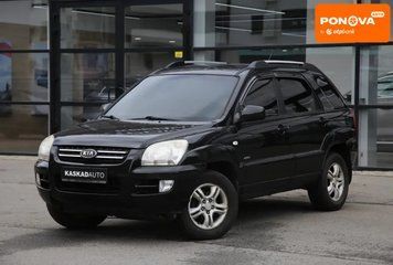 Kia Sportage, 2006 г., Газ пропан-бутан / Бензин, 235 тыс. км, Внедорожник / Кроссовер, Чорный, Харьков AT-10418280 фото