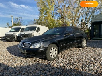 Mercedes-Benz S-Class, 2003, Бензин, 5.99 л., 99 тис. км, Седан, Чорний, Рівне 253556 фото