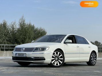 Volkswagen Phaeton, 2011, Газ пропан-бутан / Бензин, 4.2 л., 221 тис. км, Седан, Білий, Київ Cars-Pr-247920 фото