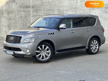 Infiniti QX56, 2011, Бензин, 5.55 л., 169 тис. км, Позашляховик / Кросовер, Сірий, Одеса Cars-Pr-244891 фото