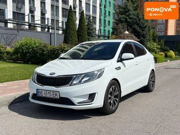 Kia Rio, 2014 р., Бензин, 140 тис. км, Седан, Білий, Дніпро (Дніпропетровськ) AT-10418109 фото